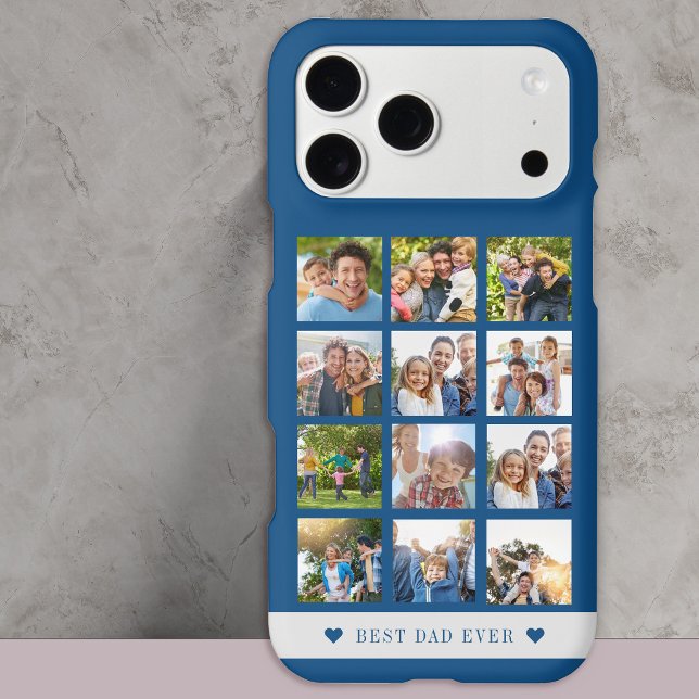 Best dad ever photo collage father personalized  Case-Mate iPhone case (Creator Uploaded)