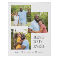 Best Dad Ever Photo Collage Fathers Day