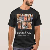 Best Dad Ever Photo Collage Fathers Day