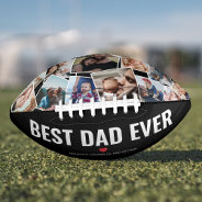 Best Dad Ever Photo Collage Football at Zazzle