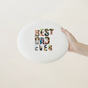 Best Dad Ever Photo Collage Placeholder Template Wham-O Frisbee