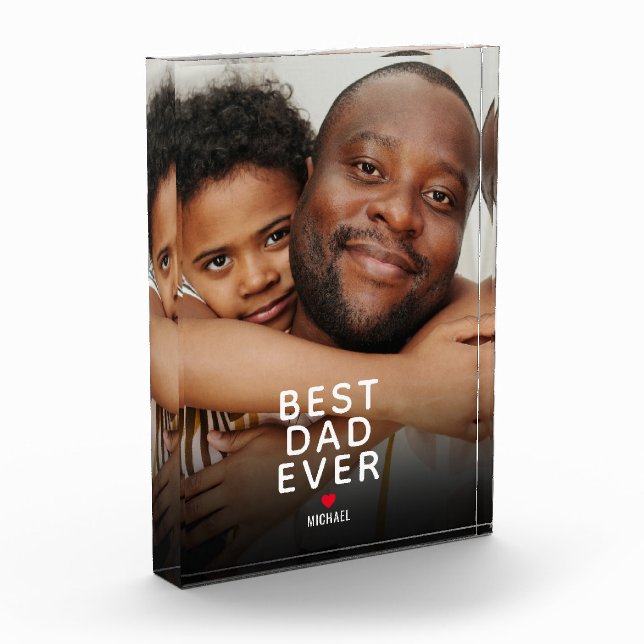 Best Dad Ever Photo Father's Day (Left)