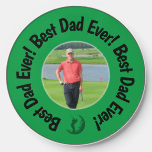Best Dad Ever Photo Fathers Day Gift Wireless Charger