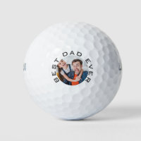 Best Dad Ever Photo Golf Balls