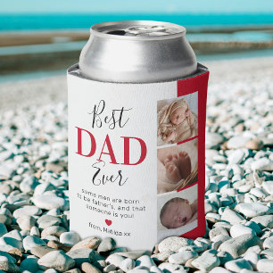 Best Dad Ever Photo Keepsake Can Cooler