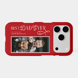 Best Dad Ever Photo Modern Fathers Day Gifts iPhone 17 Pro Case