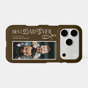  Best Dad Ever Photo Modern Fathers Day Gifts iPhone 17 Pro Case