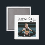 Best Dad Ever Photo Modern Fathers Day Gifts Magnet<br><div class="desc">Celebrate Dad with a gift that stays seen and felt every day. This Best Dad Ever Photo Magnet is a modern, personalized Father’s Day gift that turns a favorite photo into a sentimental keepsake displayed proudly on fridge, locker, tool shed, or office cabinet. Add a family photo, names, date, or...</div>