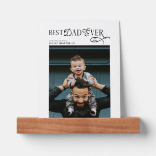  Best Dad Ever Photo Modern Fathers Day Gifts Picture Ledge
