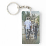 Best Dad Ever Photo Modern Keychain Best Dad Ever Photo Modern Keychain
