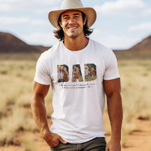 Best dad ever photo quote T-Shirt