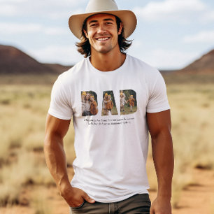 Best dad ever photo quote T-Shirt