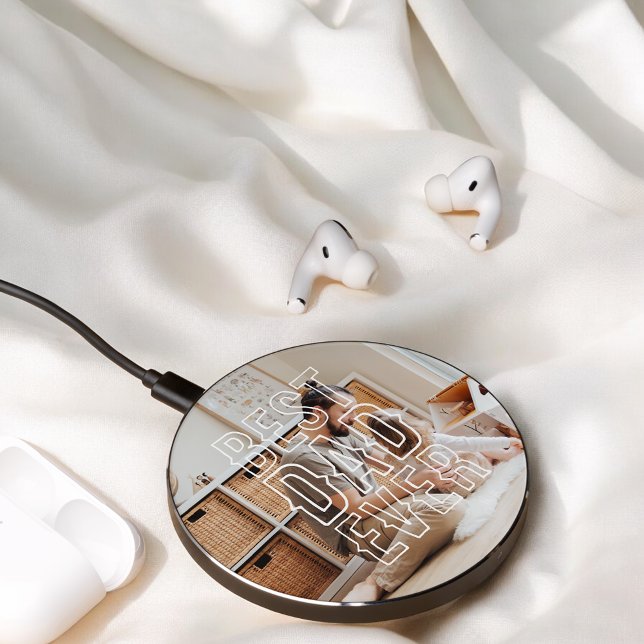 Best Dad Ever Photo Wireless Charger (Creator Uploaded)