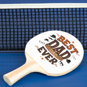 Best Dad Ever Ping Pong Paddle – Custom Gift