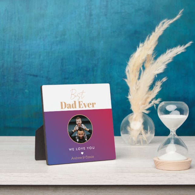 Best dad ever plaque (Insitu)