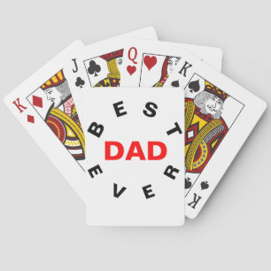 Best DAD Ever Poker Cards