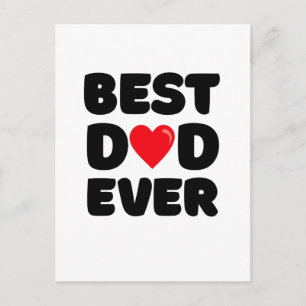 Best Dad Ever Postcard