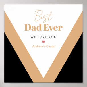 Best dad ever poster