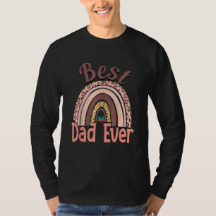 Best Dad Ever Rainbow Daddy Papa Father s Day 2023 T-Shirt