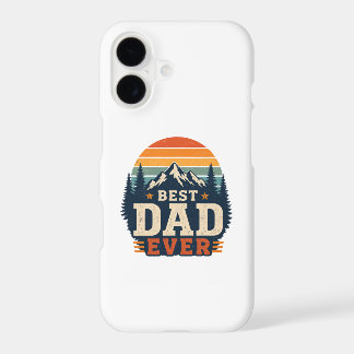 Best Dad Ever Retro Mountain Phone Case