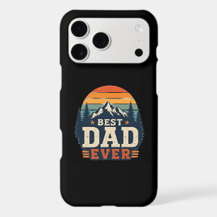 Best Dad Ever Retro Mountain Phone Case