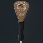 Best Dad Ever retro warm brown photo template Golf Head Cover<br><div class="desc">Best Dad Ever photo template for dad- Retro warm brown palette. To get started changing names, event and photos details, click on "Personalize this template" and edit the wording in the template boxes. To access the more advanced editing tools, scroll down to "Click to customize further". Once you are in...</div>