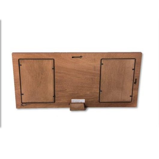 Best Dad Ever Rustic Cherry Picture Frame (Back)