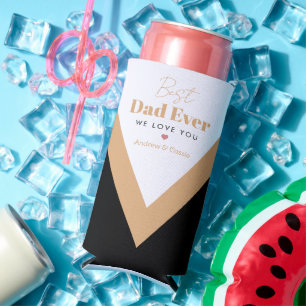 Best dad ever seltzer can cooler
