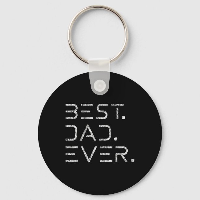 Best Dad Ever Shirt Modern Developer Programmer Fa Keychain (Front)