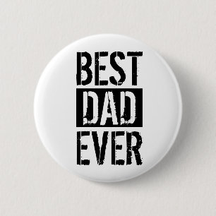 Best Dad Ever Simple Father's Day Gift Button