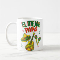 Best Dad Ever Spanish Fathers Day Coffee Mug Gift