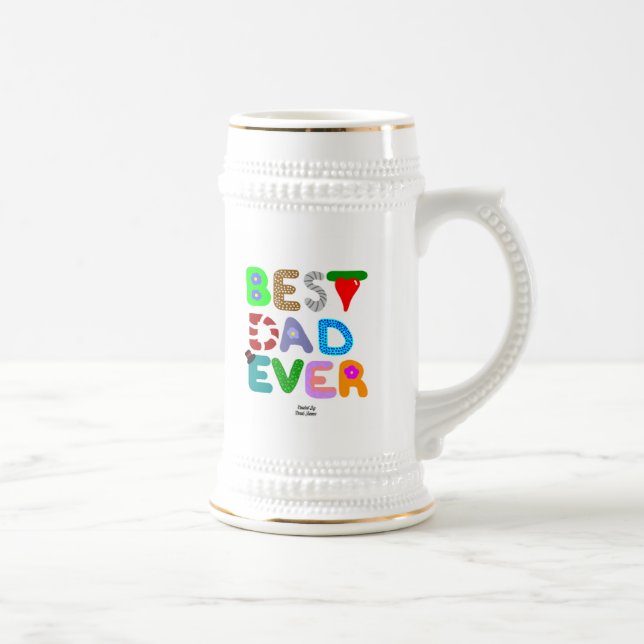 Best Dad Ever Stein Mug (Right)