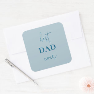 Best Dad Ever Sticker Father's Day Gift
