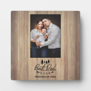 Best Dad Ever Tabletop Plaque with Easel