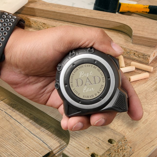 Best Dad Ever Tape Measure (Creator Uploaded)