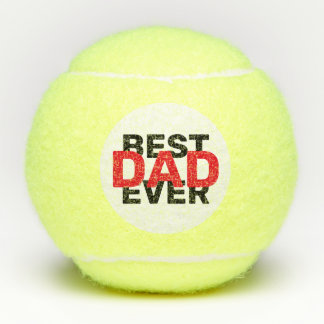 Best DAD Ever Tennis Balls