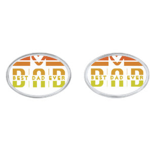 Best Dad Ever: The Man, The Myth, The Legend Cufflinks