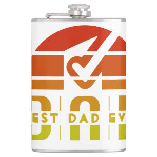 Best Dad Ever: The Man, The Myth, The Legend Flask