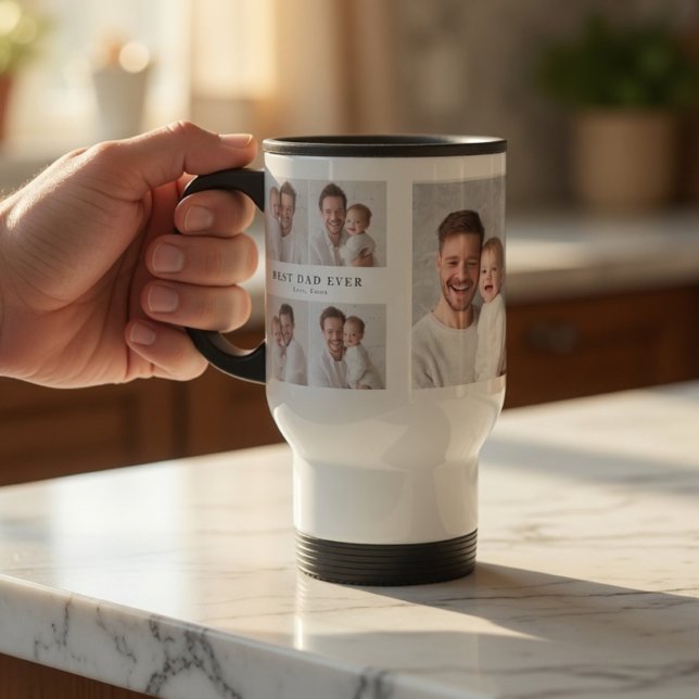 Best Dad Ever Travel Mug | Personalized Photo Gift (Creator Uploaded)