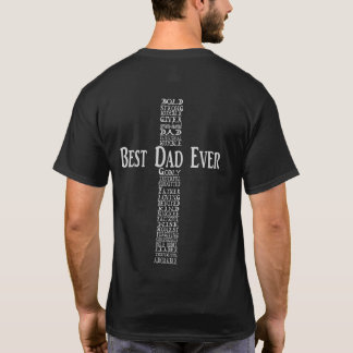 Best Dad Ever Tshirt, Christian Dad Gift T-Shirt