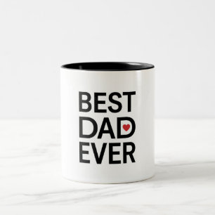 Best Dad Ever Two-Tone Coffee Mug