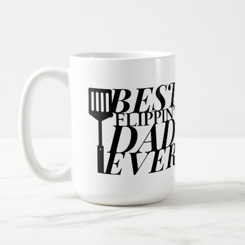Best Dad Ever Typography Apron Coffee Mug