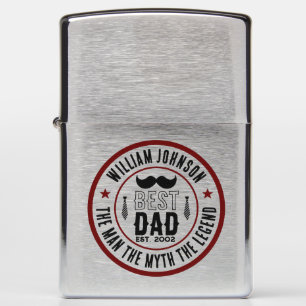 Best Dad Ever Vintage and Classic Father's Day Zippo Lighter