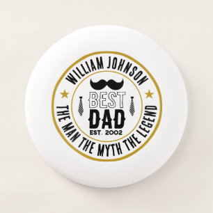 Best Dad Ever Vintage and Retro Father's Day Wham-O Frisbee
