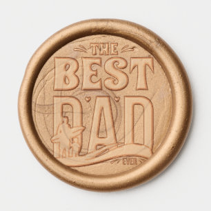 Best Dad Ever Wax Seal Sticker