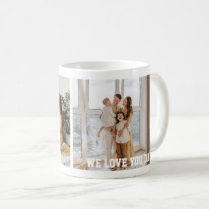 Best Dad Ever & We Love You Dad Bold Text Photo Coffee Mug