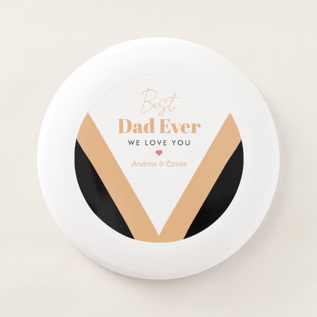 Best dad ever Wham-O frisbee (Front)