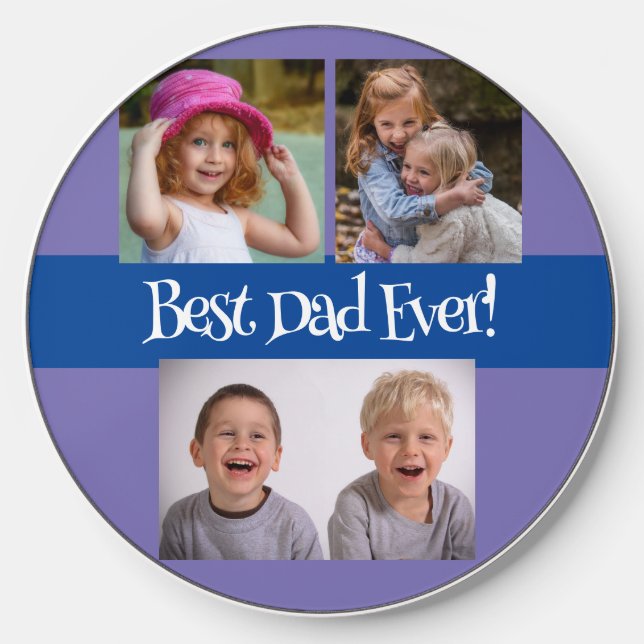 Best Dad Ever! Wireless Charger (Front)