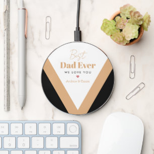 Best dad ever wireless charger