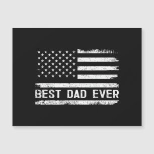 Best Dad Ever with US American Flag Gifts Fathers